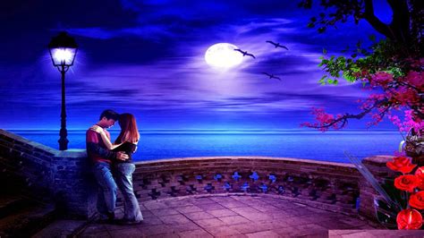 3d romantic wallpaper|love 3d background.